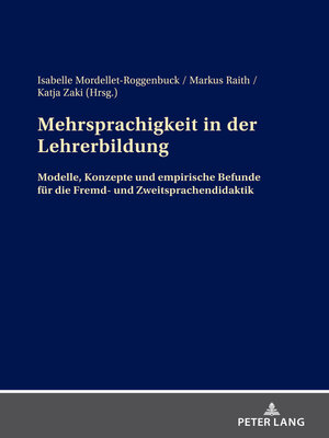 cover image of Mehrsprachigkeit in der Lehrerbildung